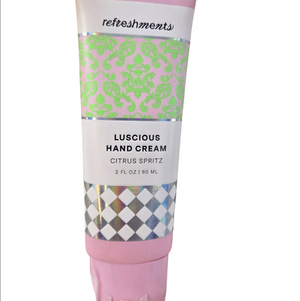Ipsy Refreshments luscious citrus spritz scent hand cream vegan  2 fl oz 60 ml